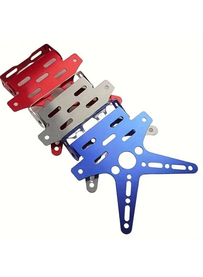 Green Universal Adjustable Aluminum Motorcycle License Plate Cover For Yamaha TMAX 500 530 YZF R15 XT660 XRZ - Image 5